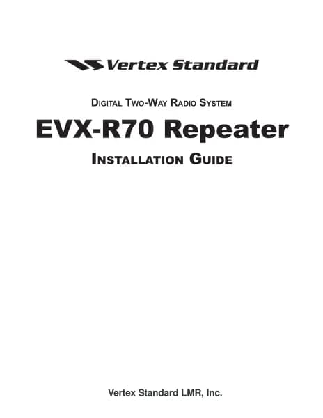 Vertex Standard EVX-R70