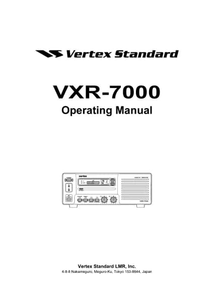 Vertex Standard VXR-7000