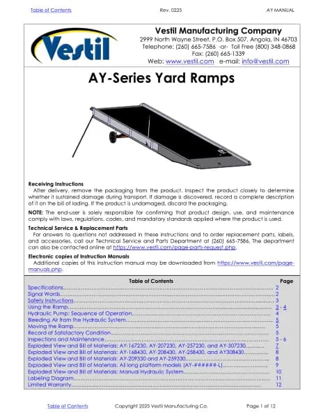 Vestil AY-209330
