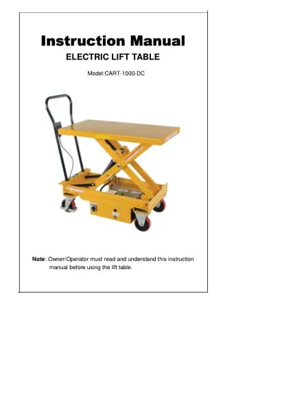Vestil CART-1000-DC