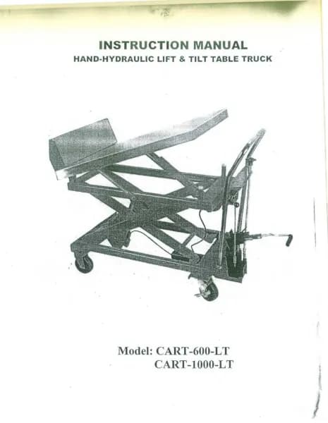 Vestil CART-1000-LT-PSS