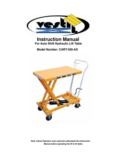 Vestil CART-550-AS