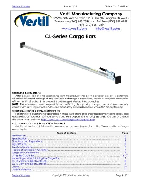 Vestil CL-17