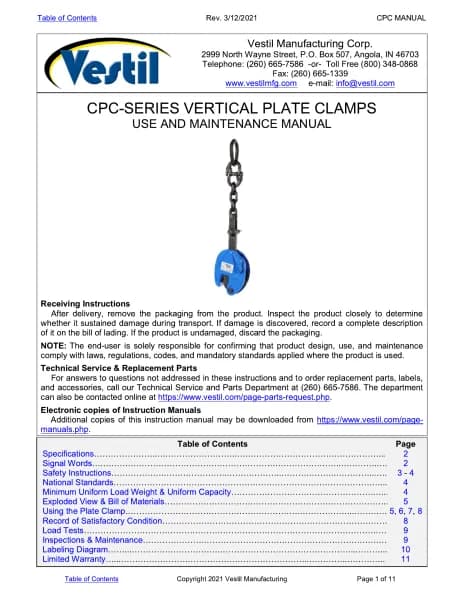 Vestil CPC-10