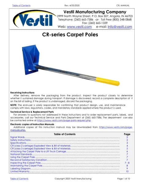 Vestil CR-60-2