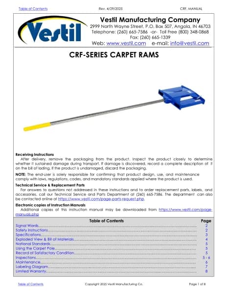 Vestil CRF-144