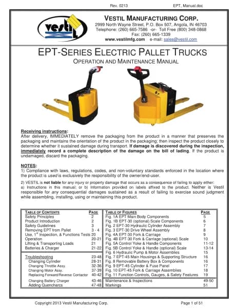 Vestil EPT-2748-45-RP-AGM