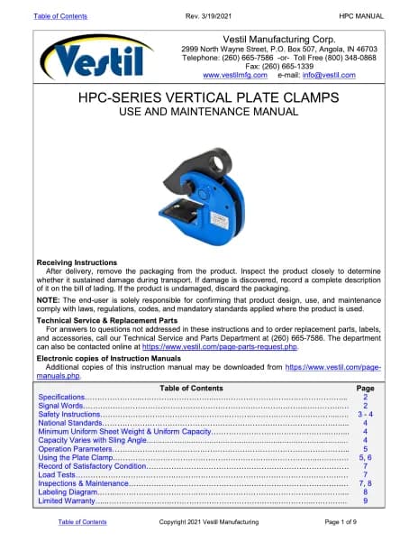 Vestil HPC-20