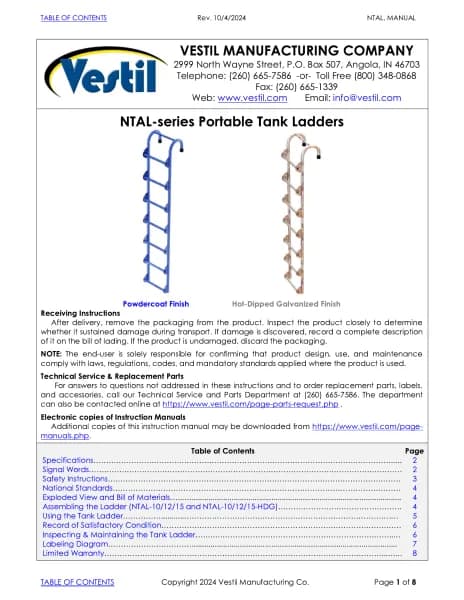 Vestil NTAL-15