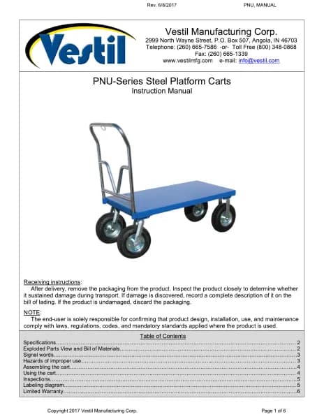 Vestil PNU-2448