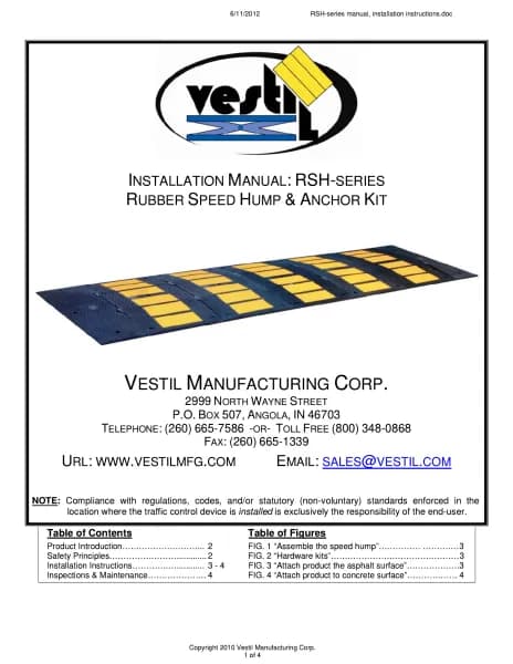 Vestil RSH-120-36-A