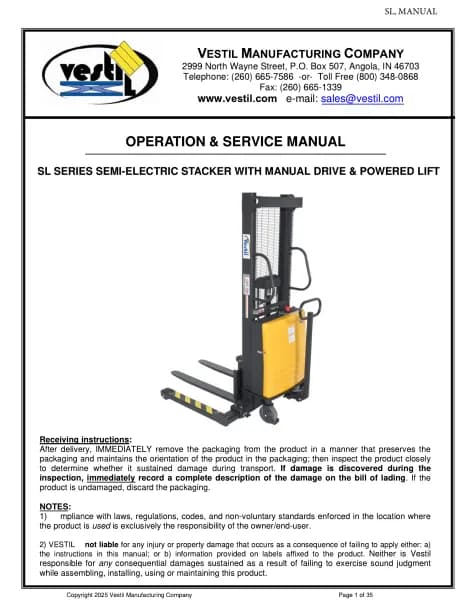 Vestil SL-137-AA