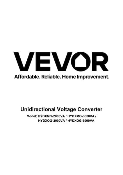 Vevor HYDXMG-3000VA