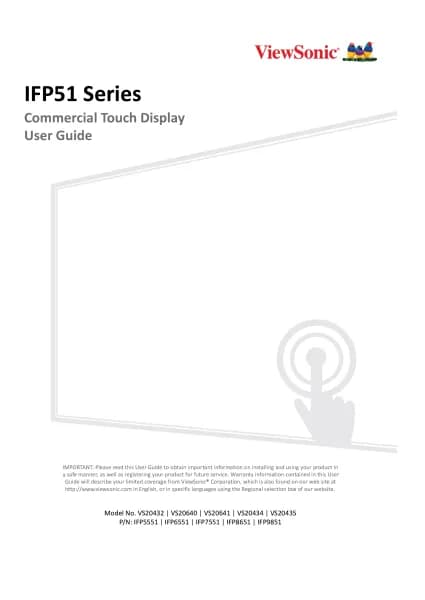 Viewsonic ViewBoard IFP6551