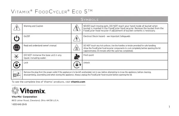 Vitamix FoodCycler Eco 5