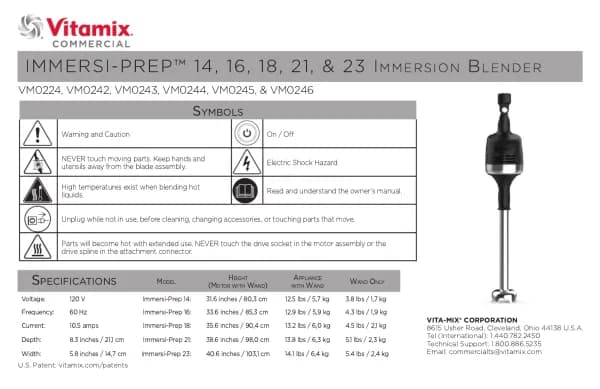 Vitamix Immersi-Prep