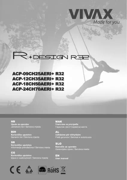 Vivax ACP-12CH35AERI+ R32