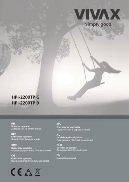 Vivax HPI-2200TP B