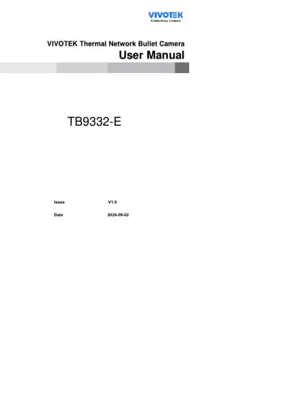 Vivotek TB9332-E