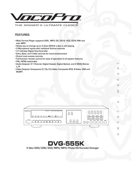 Vocopro DVG-555K