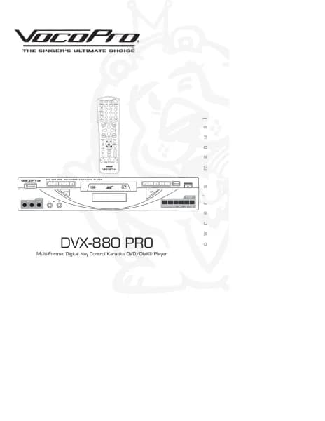 Vocopro DVX-880 PRO