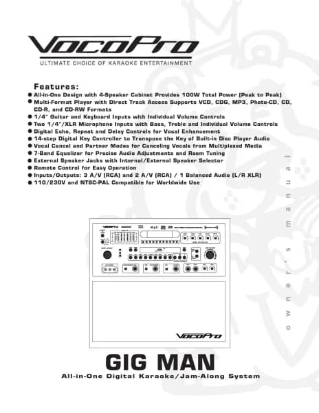 Vocopro GIG-MAN