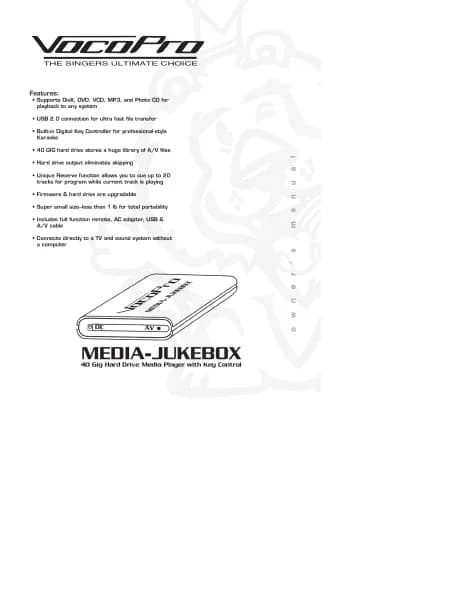 Vocopro Media-Jukebox