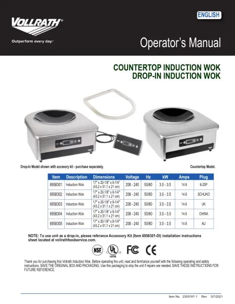 Vollrath 6958304