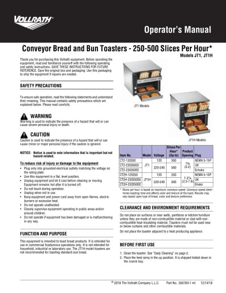 Vollrath JT1