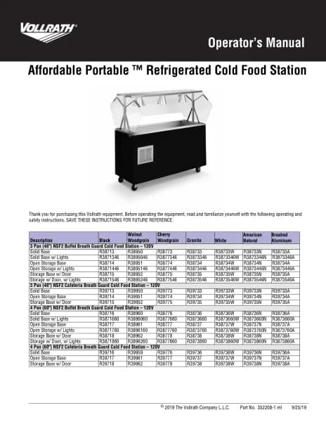 Vollrath R39716