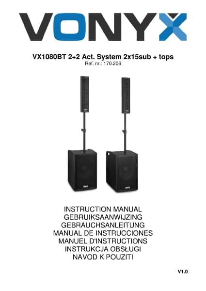 Vonyx VX1080BT