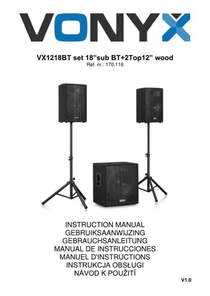 Vonyx VX1218BT
