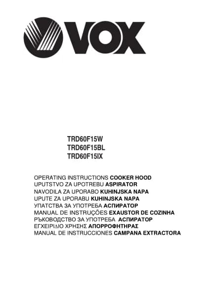 Vox TRD60F15BL
