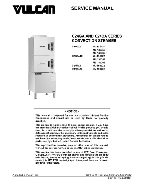 Vulcan C24DA10