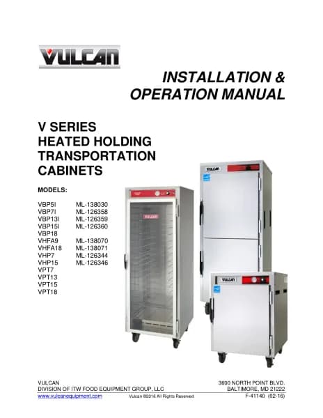 Vulcan VPT7SL