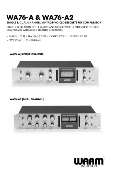 Warm Audio WA76-A2