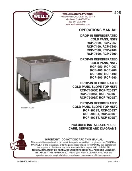 Wells RCP-7500