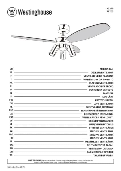 Westinghouse Jet Plus 72290