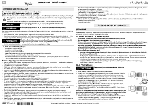Whirlpool AKT 6455/NB