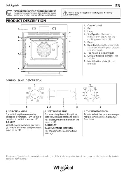 Whirlpool OWR55PR0X