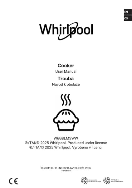 Whirlpool W6G8LMSWW