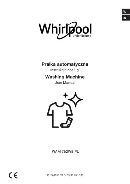 Whirlpool WAM 762WB PL