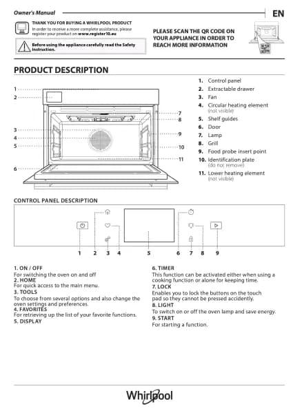 Whirlpool WCT9A9PHTSB
