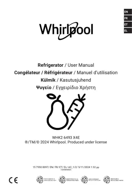 Whirlpool WHK2 6493 X4E