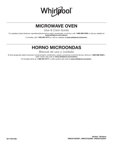Whirlpool WMCS7022SB