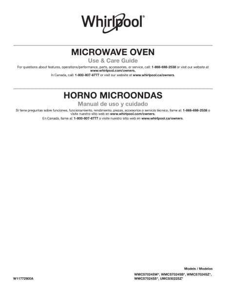 Whirlpool WMCS7024SB