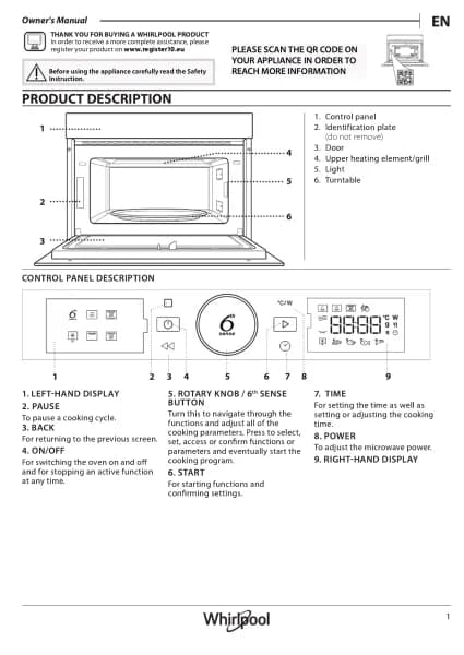 Whirlpool WMD4I4MXF