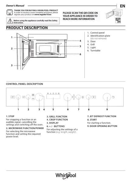 Whirlpool WMN574BX