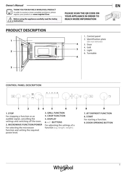 Whirlpool WMN574BXA