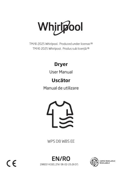 Whirlpool WPS D8 WBS EE
